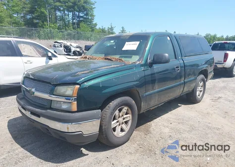 2005 Chevrolet Silverado 1500 Work Truck from USA, damaged, VIN 1GCEC14X75Z145436